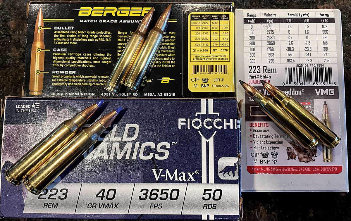 Due to availability, options and economy, the 223 Remington is one of the most popular cartridges, with most offerings being in target shooting, self-defense and varmint loadings, which is precisely why Alan prefers it to other similar cartridges.